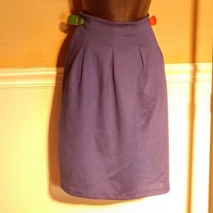 Pleated Royal Blue Skirt